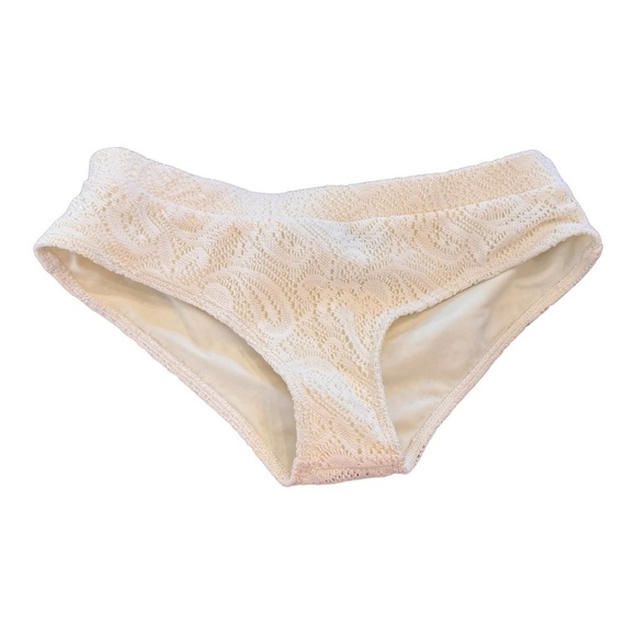 Beach Riot x Free People Crochet Lace Hipster Swim Bottom NWOT - Picture 1 of 5